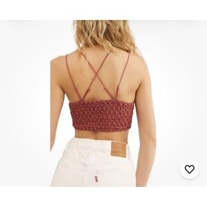 Free People Women's Adella Bralette Coral Small